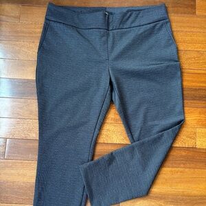 Dahlia Grey Black Skinny Leg Stretchy Dress Pants Size XXL